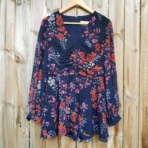 Keepsake Need You Now Navy Floral Romper Playsuit